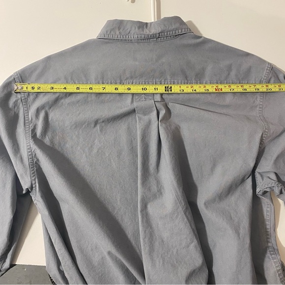 LL Bean 100% Cotton Button Down Long Sleeve Shirt Size M - Picture 4 of 5